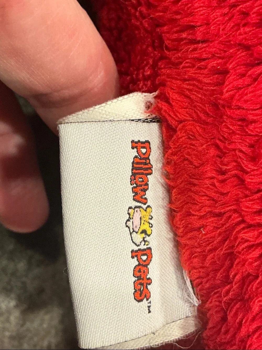 Arkansas Red Plush Accent Pillow with Mascot Head